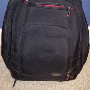 SAMSONITE Xenon 3.0 TSA Checkpoint Friendly Laptop  Black and Red Backpack